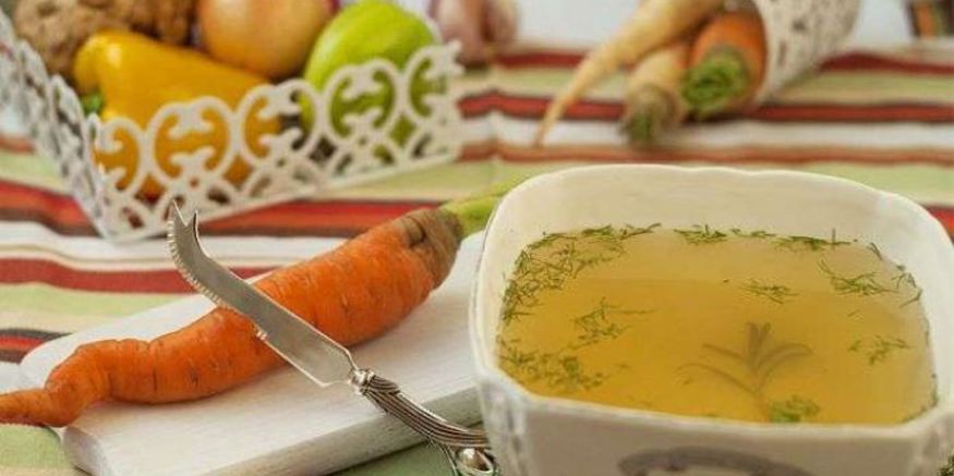 Рецепт овощного бульона диетического