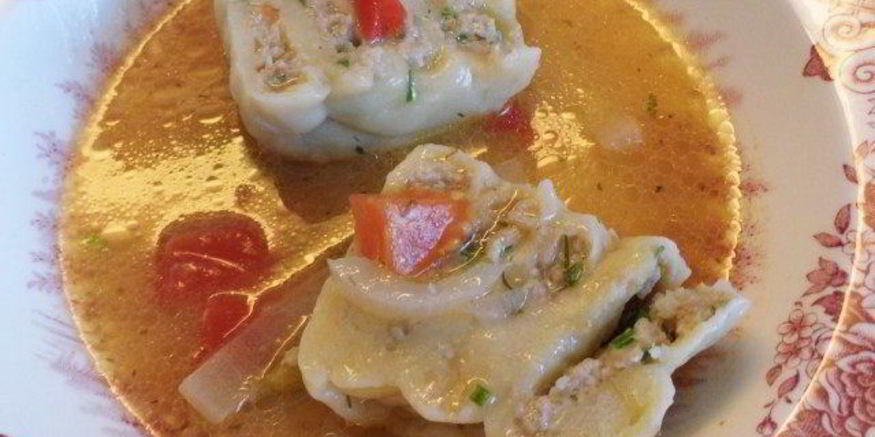 Рецепт пельменьчиков в бульоне