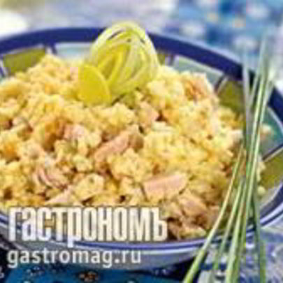 Пшенная каша на курином бульоне