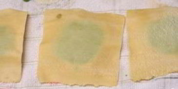 равиоли с зеленым горошком в лимонном бульоне