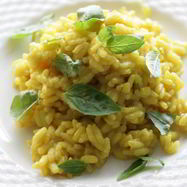 Рецепт Ризотто Миланезе с овощным бульоном и шафраном