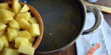 суп из щавеля на курином бульоне