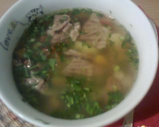 Суп летний на бульоне