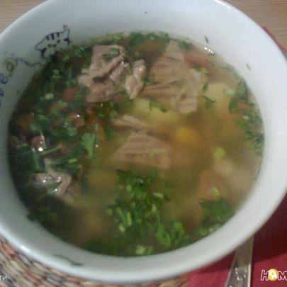 Суп летний на бульоне