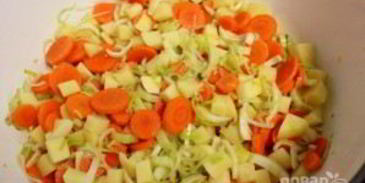 суп на овощном бульоне