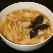 Рецепт Супа с лапшой по-домашнему на курином бульоне