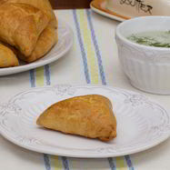 Рецепт Треугольников с мясом и бульоном