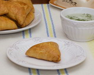 Треугольники с мясом и бульоном