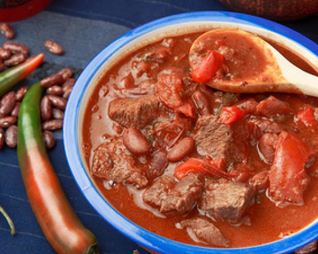 Чили кон карне с фасолью