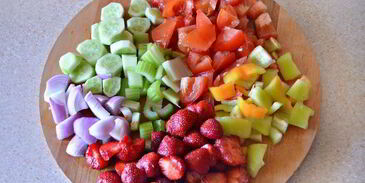 гаспачо с клубникой