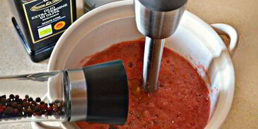 гаспачо с клубникой