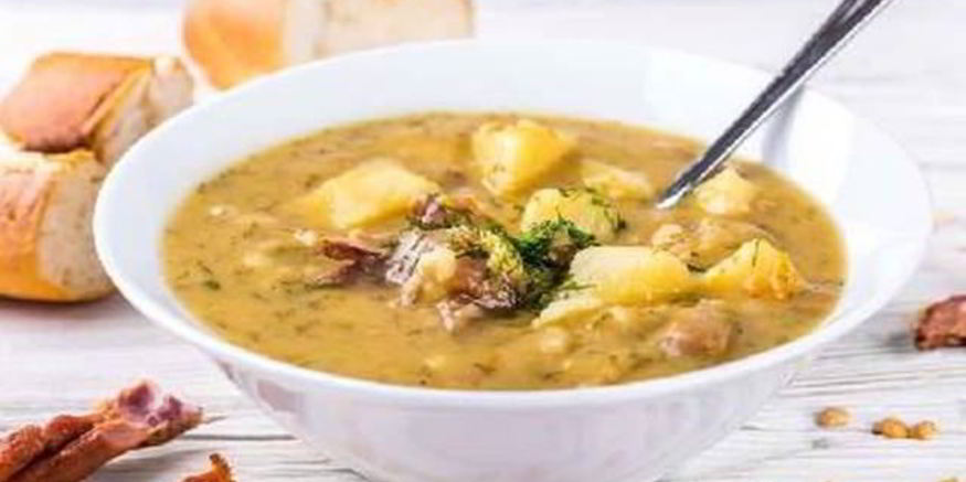 Рецепт ароматного горохового супа с копченой курицей