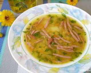 Гороховый суп без мяса