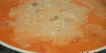 гороховый суп на баранине с кабачком и сарделькой