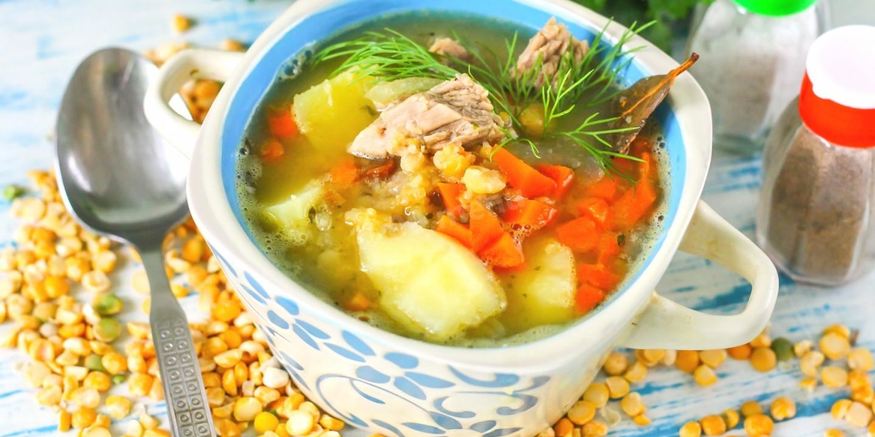 Рецепт горохового супа с говядиной