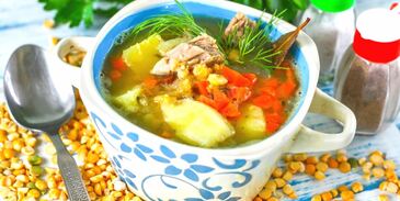 гороховый суп с говядиной