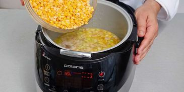 гороховый суп с копченой курицей в мультиварке