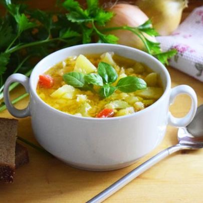 Гороховый суп с курицей