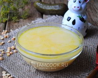 Гороховый суп с плавленым сыром