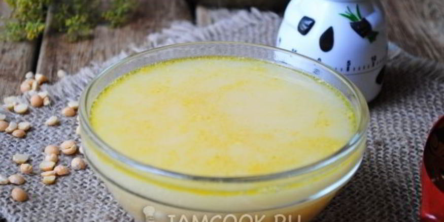 Рецепт горохового супа с плавленым сыром