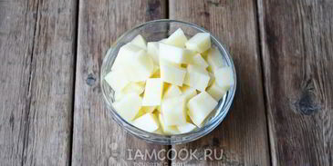 гороховый суп с плавленым сыром