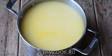 гороховый суп с плавленым сыром