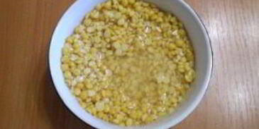 гороховый суп с сухариками