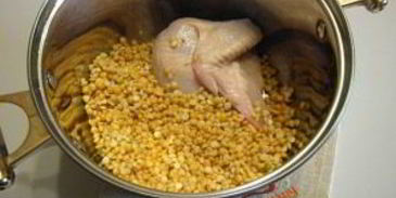 гороховый суп с цыпленком