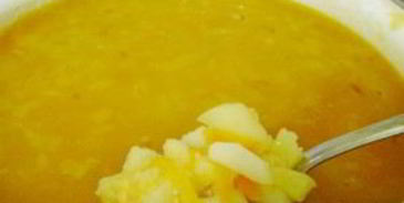 постный гороховый суп без копченостей