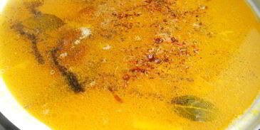 суп гороховый с копченой курицей