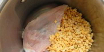 суп гороховый с курицей