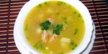 суп гороховый с курицей