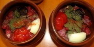 суп гороховый в горшочке