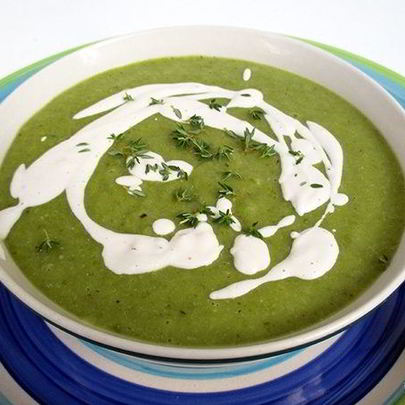 Суп из молодого гороха