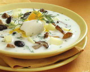 Грибной суп с опятами