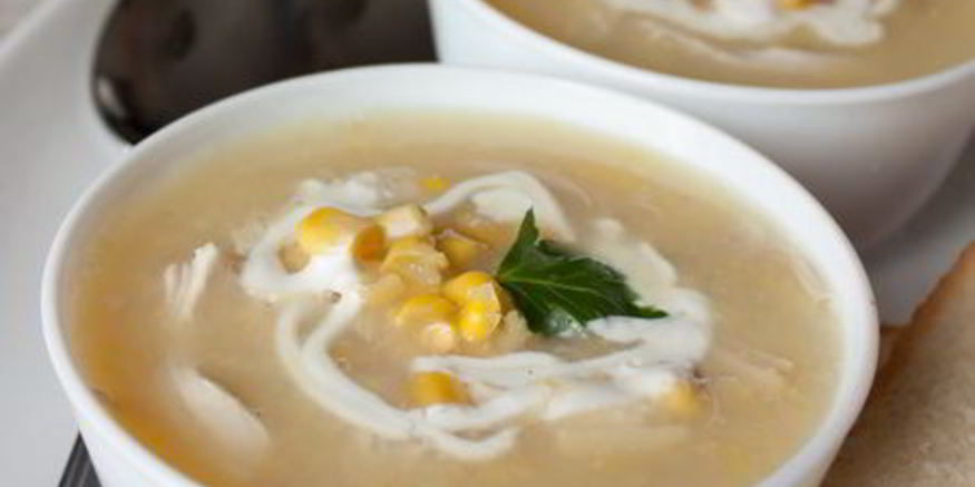 Рецепт картофельного супа с курицей и кукурузой