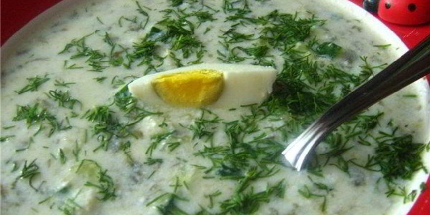 Рецепт холодника из щавеля