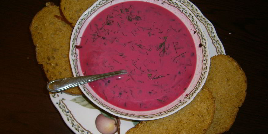 Рецепт холодника из свеклы