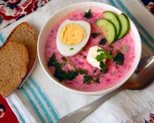 Холодник на кефире