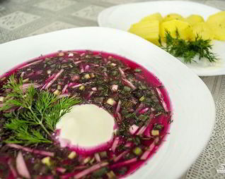 Холодник с картошкой