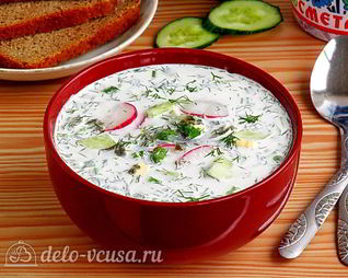 Холодник со щавелем