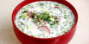 холодник со щавелем