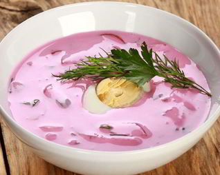 Холодник со сливками