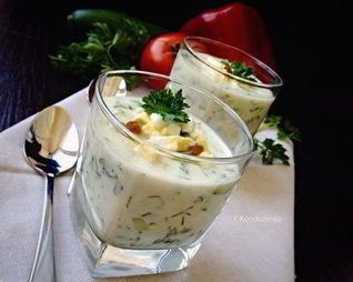 Холодный йогуртовый суп