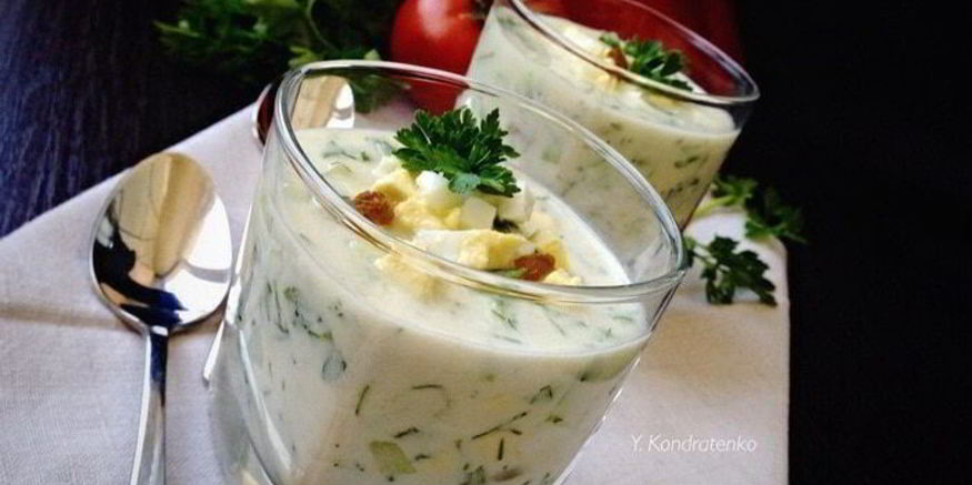 Рецепт холодного йогуртового супа