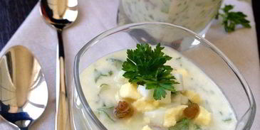 холодный йогуртовый суп