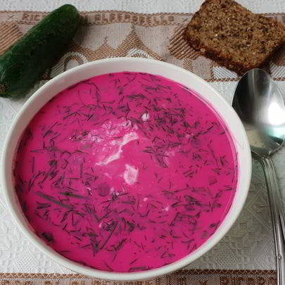 Холодный литовский суп за 10 минут
