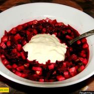 Рецепт Холодного супа ботвинья из свеклы