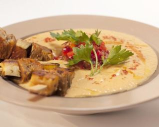 Холодный суп из баклажанов