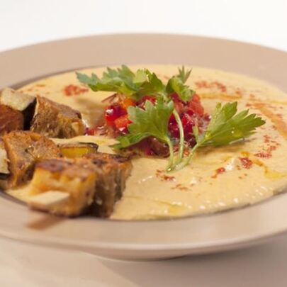 Холодный суп из баклажанов